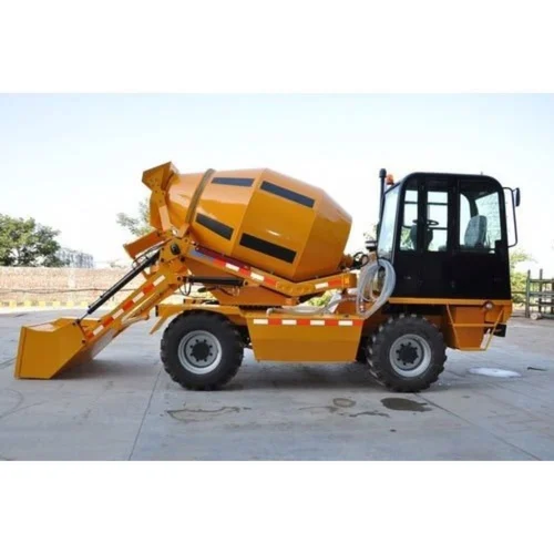 Diesel Engine Powerol Self Loading Concrete Mixer 2 Cum